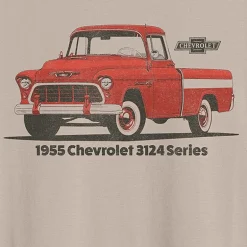 Chevrolet Mens Crew Neck Short Sleeve Classic Fit Big and Tall Graphic T-Shirt