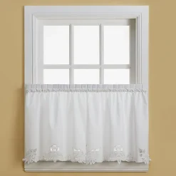 CHF Battenburg 2-pc. Rod Pocket Window Tier