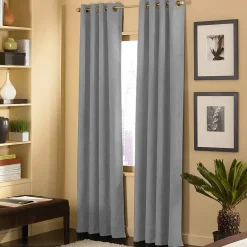CHF Cameron Grommet Top Light-Filtering Single Curtain Panel