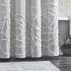 CHF Chenille Rose Shower Curtain