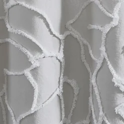 CHF Chenille Rose Shower Curtain