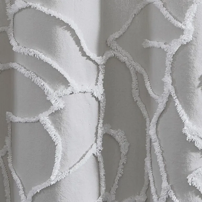 CHF Chenille Rose Shower Curtain