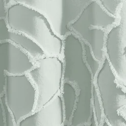 CHF Chenille Rose Shower Curtain