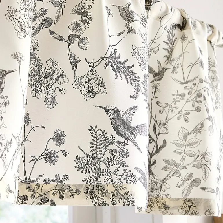 CHF Hummingbird 3-pc. Rod Pocket Window Tier