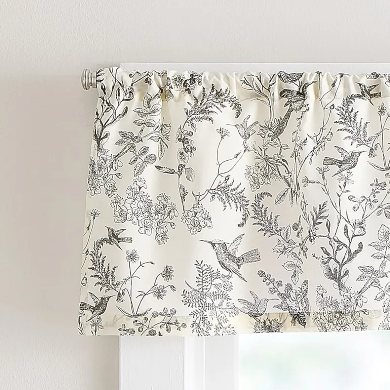 CHF Hummingbird 3-pc. Rod Pocket Window Tier