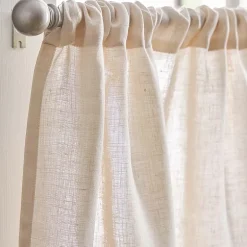 CHF 100% Linen 2-pc. Rod Pocket Window Tier