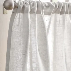 CHF 100% Linen 2-pc. Rod Pocket Window Tier