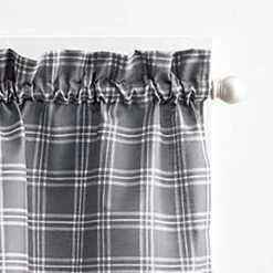 CHF Lodge Plaid 2-pc. Rod Pocket Window Tier