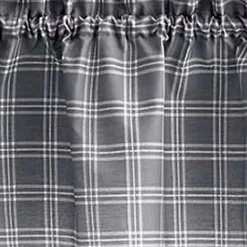 CHF Lodge Plaid 2-pc. Rod Pocket Window Tier