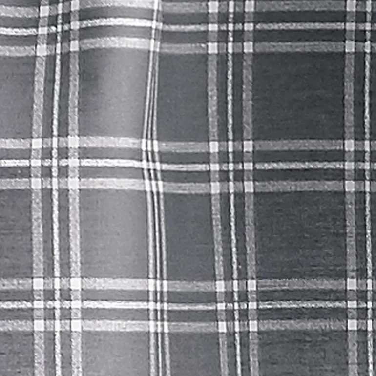 CHF Lodge Plaid Rod Pocket Tailored Valance