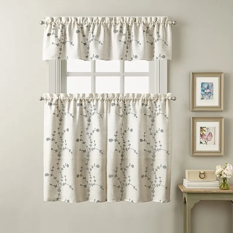 CHF Lynette 2-pc. Rod Pocket Window Tier