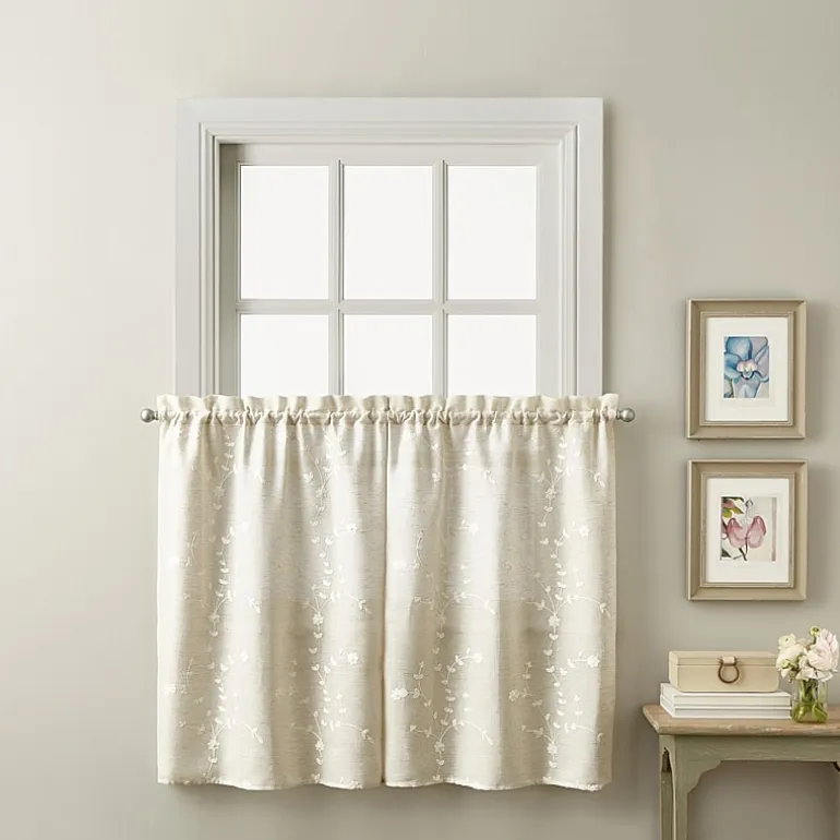 CHF Lynette 2-pc. Rod Pocket Window Tier
