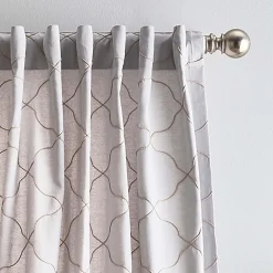 CHF Mallorca Back Tab Light-Filtering Set of 2 Curtain Panel