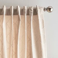 CHF Mallorca Back Tab Light-Filtering Set of 2 Curtain Panel