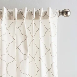 CHF Mallorca Back Tab Light-Filtering Set of 2 Curtain Panel