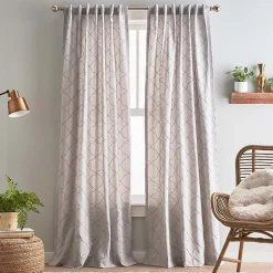 CHF Mallorca Back Tab Light-Filtering Set of 2 Curtain Panel