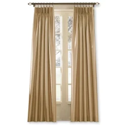CHF Marquee Pinch Pleat Back Tab Light-Filtering Single Curtain Panel