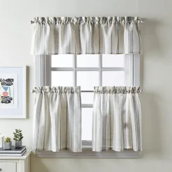 CHF Mckenzie 2-pc. Rod Pocket Window Tier