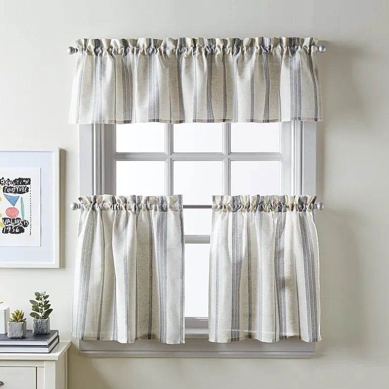 CHF Mckenzie 2-pc. Rod Pocket Window Tier