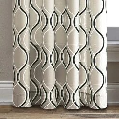 CHF Morocco Rod Pocket Light-Filtering Single Curtain Panel