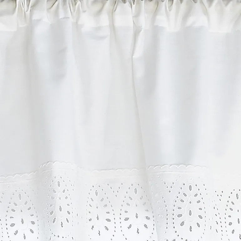 CHF Penny Eyelet Rod Pocket Tailored Valance