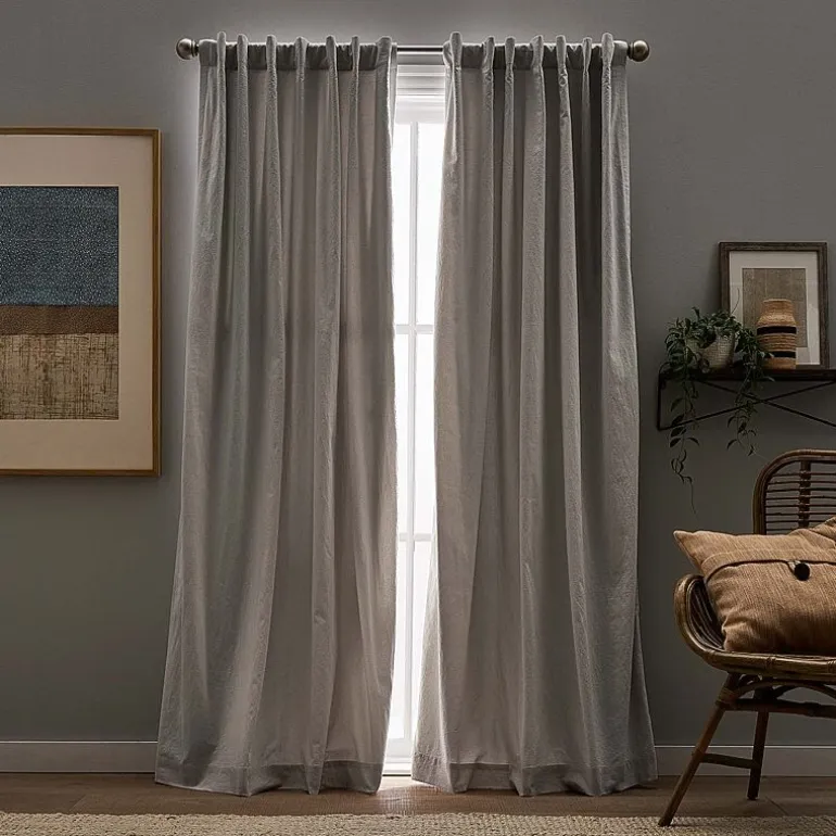 CHF Sanctuary Back Tab Light-Filtering Set of 2 Curtain Panel