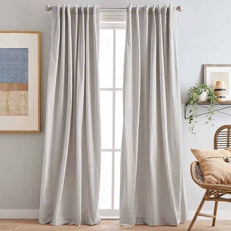 CHF Sanctuary Back Tab Light-Filtering Set of 2 Curtain Panel