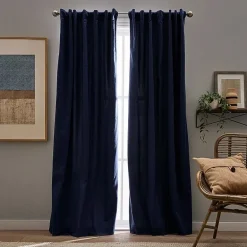 CHF Sanctuary Back Tab Light-Filtering Set of 2 Curtain Panel