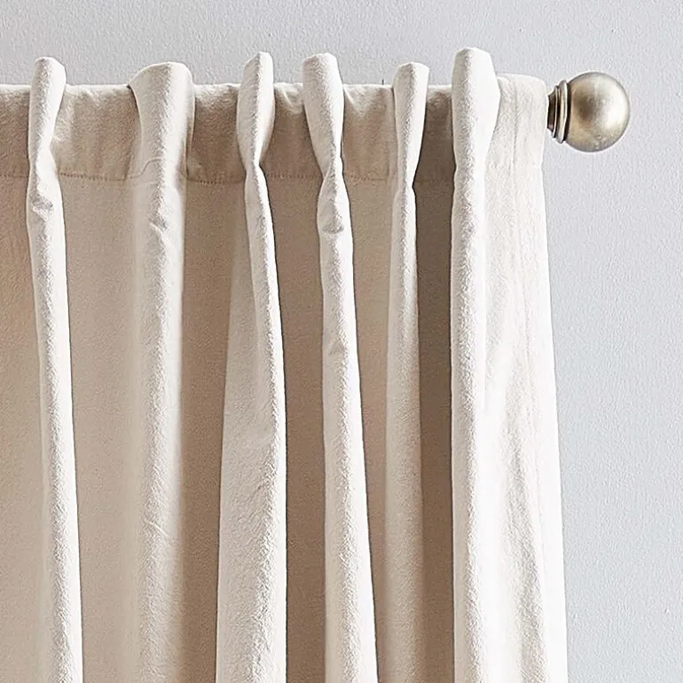CHF Sanctuary Back Tab Light-Filtering Set of 2 Curtain Panel
