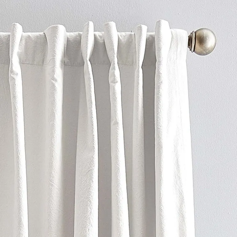 CHF Sanctuary Back Tab Light-Filtering Set of 2 Curtain Panel