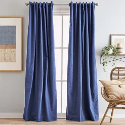 CHF Sanctuary Back Tab Light-Filtering Set of 2 Curtain Panel
