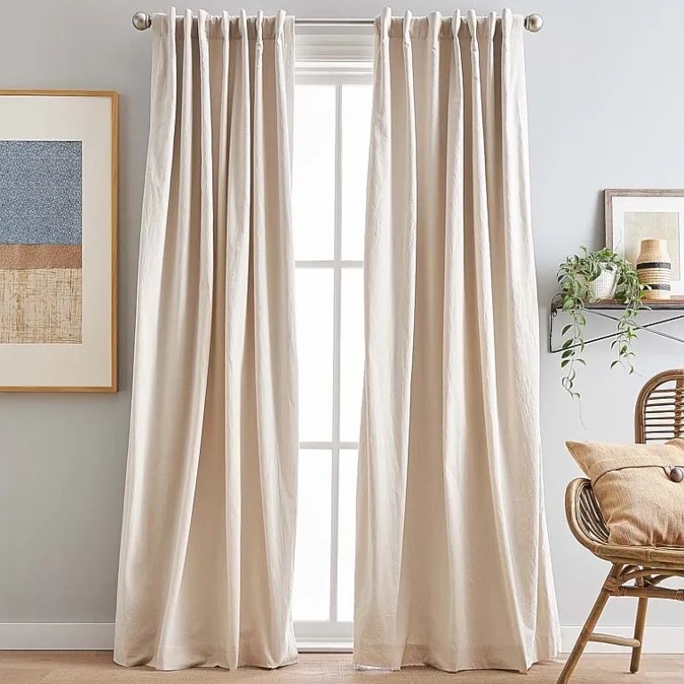 CHF Sanctuary Back Tab Light-Filtering Set of 2 Curtain Panel