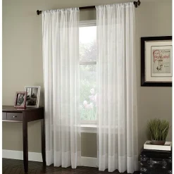 CHF Soho Rod Pocket Back Tab Sheer Single Curtain Panel