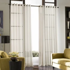 CHF Soho Voile Grommet Top Sheer Single Curtain Panel