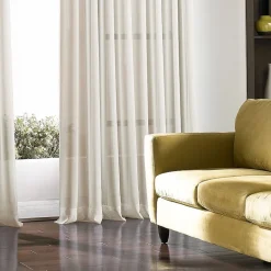 CHF Soho Voile Grommet Top Sheer Single Curtain Panel