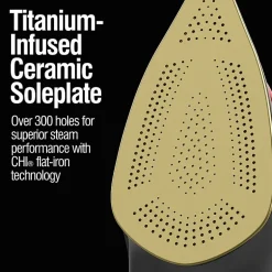 Chi Full Size Auto-off Iron with Titanium Infused Ceramic Soleplate