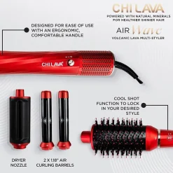 CHI Lava Air Wave Red Collection 5-pc. Multi-Styler