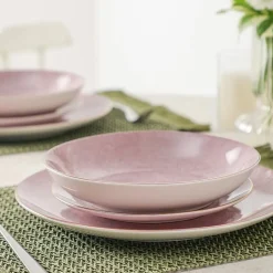 Christian Siriano New York Onyx 12-pc. Porcelain Dinnerware Set