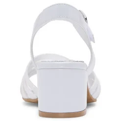 Christie & Jill Grace Little & Big Kid Girls Round Open Toe Block Heel Pumps