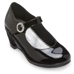 Christie & Jill Heart Little & Big Kid Girls Round Mary Jane Shoes