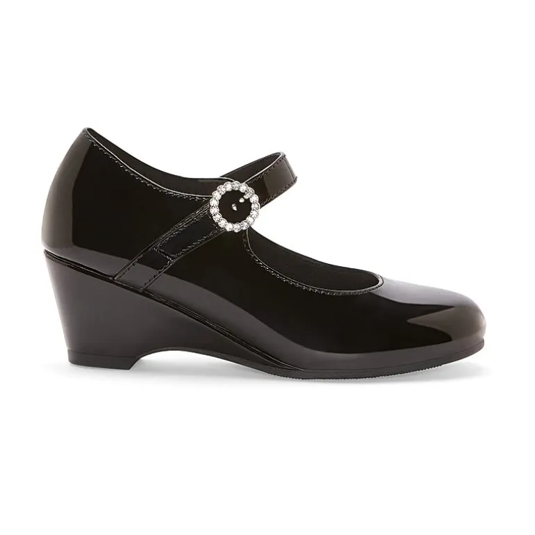 Christie & Jill Heart Little & Big Kid Girls Round Mary Jane Shoes