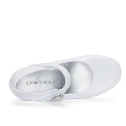 Christie & Jill Heart Little & Big Kid Girls Round Mary Jane Shoes