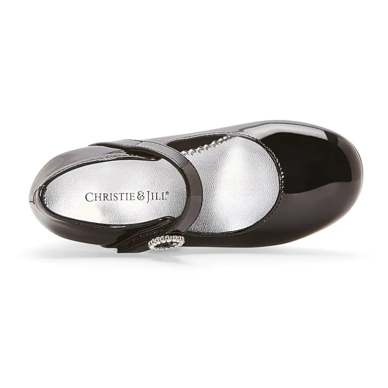 Christie & Jill Heart Little & Big Kid Girls Round Mary Jane Shoes