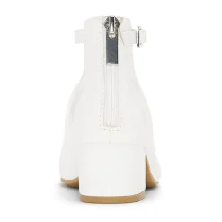 Christie & Jill Layla Girls Round Closed Toe Block Heel Pumps