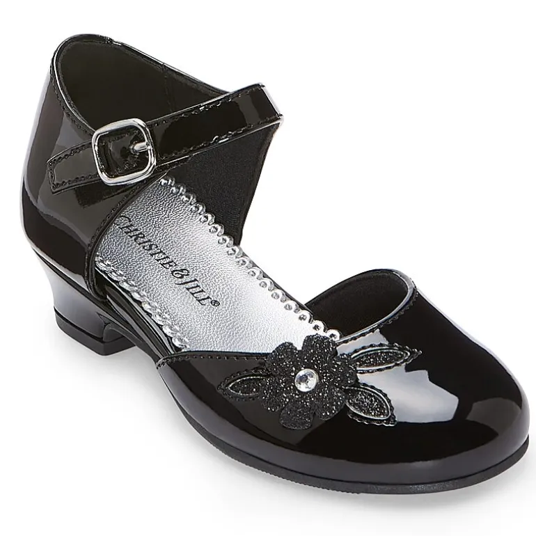 Christie & Jill Lil Heaven Toddler Girls Round Mary Jane Shoes