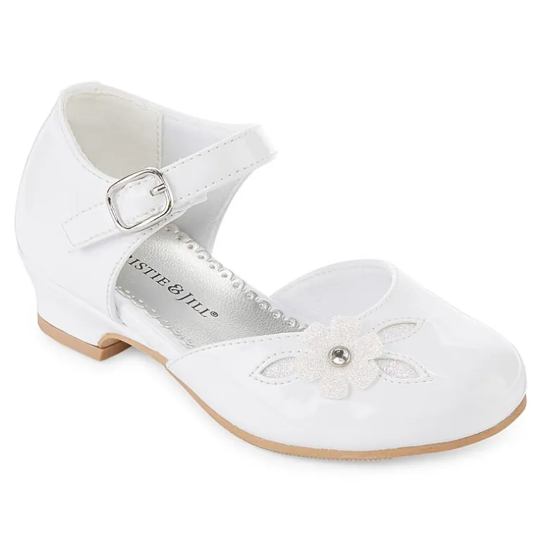 Christie & Jill Lil Heaven Toddler Girls Round Mary Jane Shoes