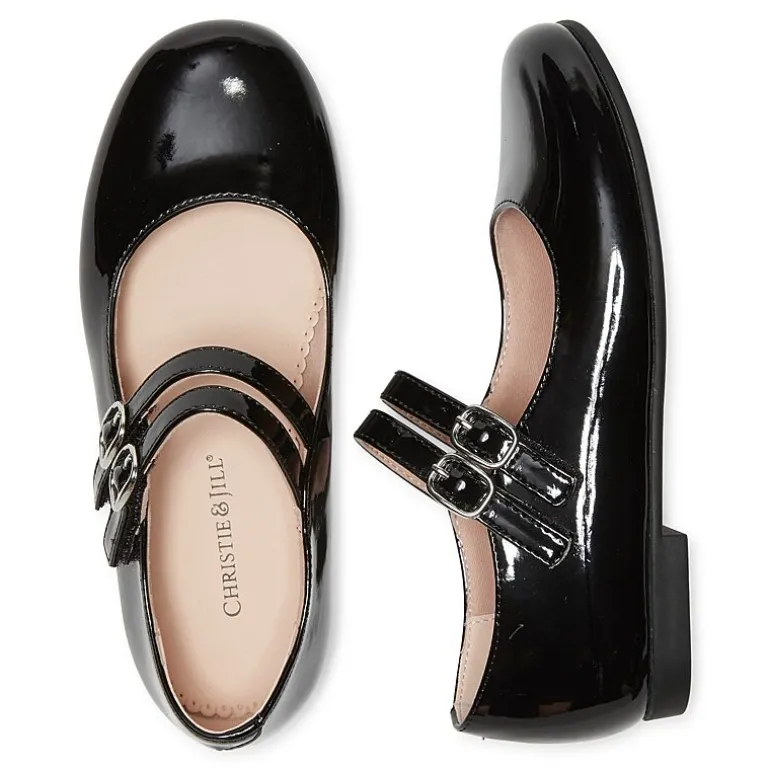 Christie & Jill Little & Big Girls Dahlia Round Toe Mary Jane Shoes