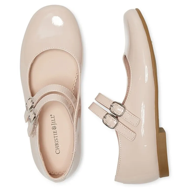 Christie & Jill Little & Big Girls Dahlia Round Toe Mary Jane Shoes