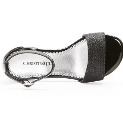 Christie & Jill Mallory Little & Big Kid Girls Round Open Toe Block Heel Pumps