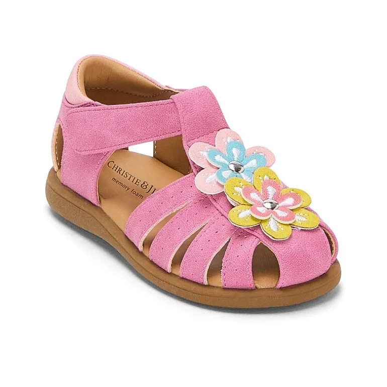 Christie & Jill Toddler Girls Lil Mila Strap Sandals